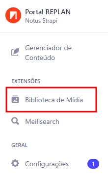 Onde fica biblioteca de midia